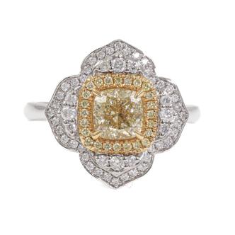 1.14ct Fancy Yellow Diamond Ring