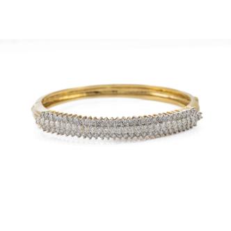 4.05ct Round Diamond Bangle