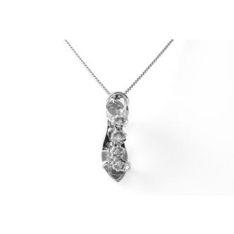Diamond High Heel Shoe Pendant