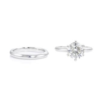 2.32ct Diamond Solitaire Ring & Band GIA