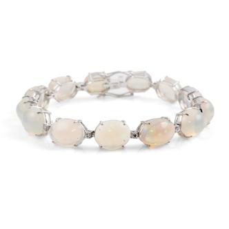 26.14ct Opal and Diamond Bracelet