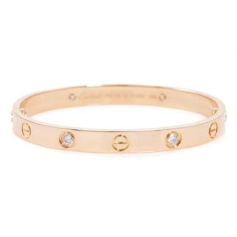 Cartier Love Bracelet 4 Diamonds