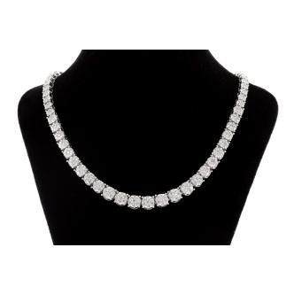 5.02ct Round Diamond Necklace