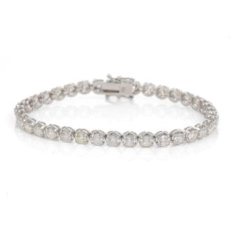 6.12ct Diamond Tennis Bracelet