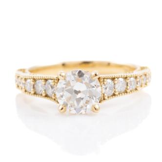 1.12ct Centre Diamond Ring GIA J VVS2