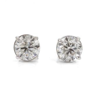 4.00ct Diamond Studs GIA I SI2