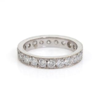 0.96ct Diamond Full Hoop Eternity Ring