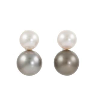 Akoya & Tahitian Pearl Earrings