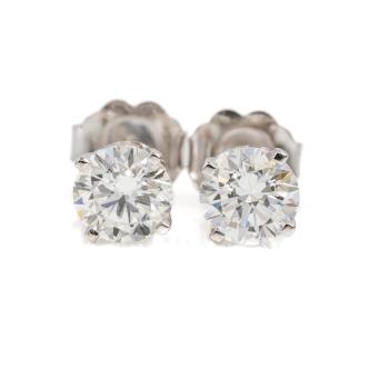 1.00ct Diamond Studs GIA D VS1