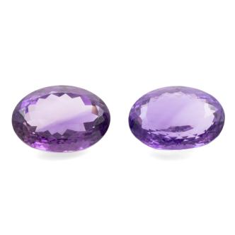 63.92ct a pair of Loose Amethyst