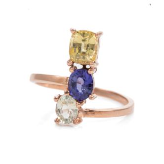 Unheated Ceylon Sapphire Ring