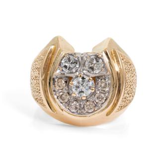 0.96ct Mens Diamond Ring