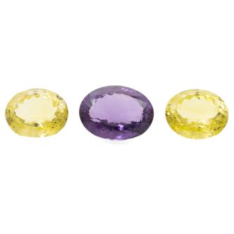 80.71ct Parcel of Amethyst & Lemon Quartz