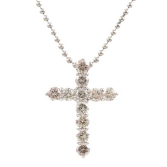 0.90ct Diamond Cross Pendant
