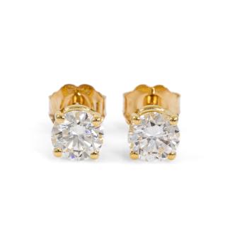 1.07ct Diamond Studs GIA E VVS1