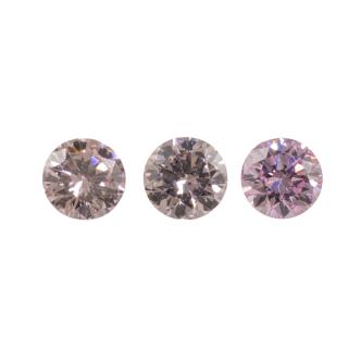 3 Argyle Origin Pink Diamonds 0.07ct