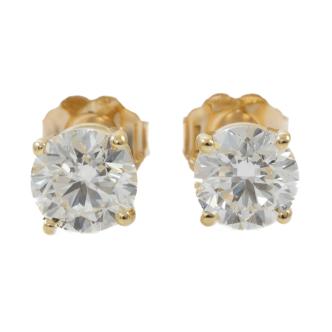 1.40ct Diamond Studs GIA D SI1/E SI2