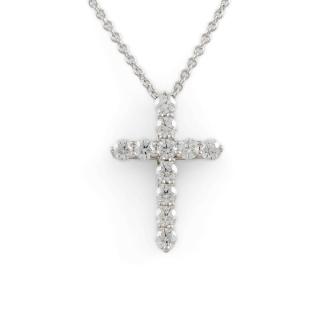 Tiffany & Co Cross Diamond Pendant
