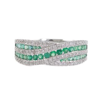 Emerald and Diamond Ring
