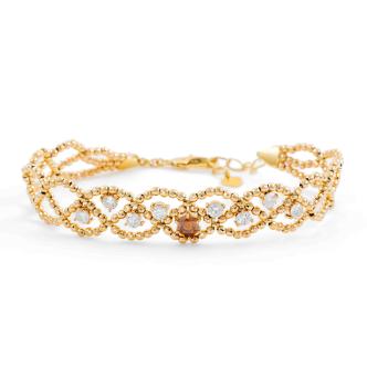 1.48ct Fancy Coloured Diamond Bracelet
