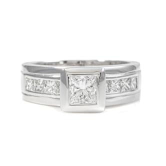 1.30ct Princess Cut Diamond Ring