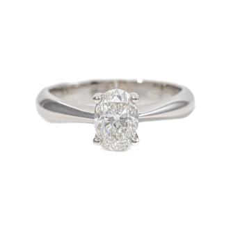 1.01ct Diamond Solitaire Ring GIA E VS1