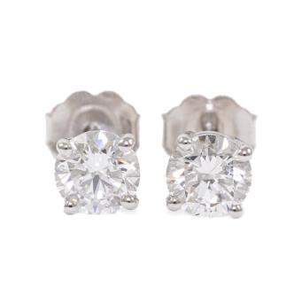 1.00ct Diamond Studs GIA D VVS1