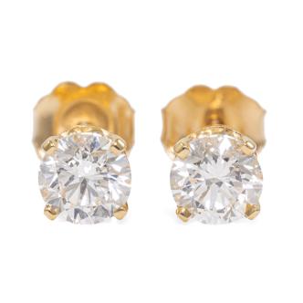 1.00ct Diamond Studs GIA F SI1