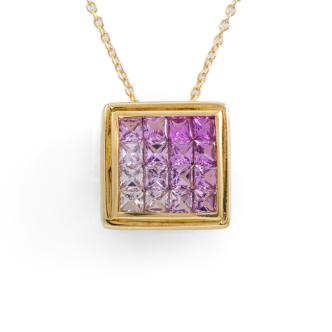 1.73ct Mulit-Coloured Sapphire Pendant