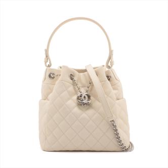 Chanel CC Drawstring Bucket Bag