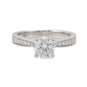 1.01ct Solitaire Diamond Ring GIA D VVS2