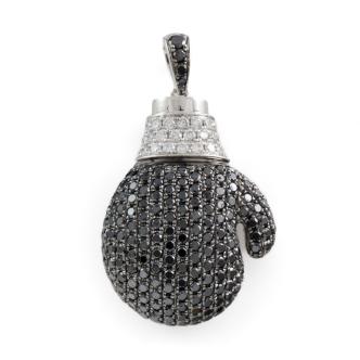 Diamond Boxing Glove Pendant
