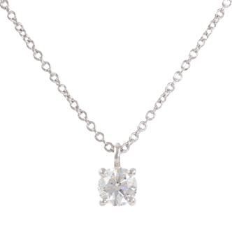 Tiffany & Co. Solitaire Diamond Pendant