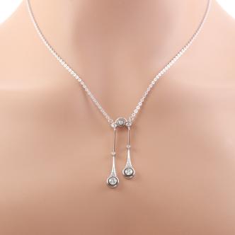 0.50ct Vintage Diamond Necklace
