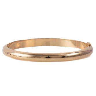Solid 18ct Yellow Gold Bangle 36.8g